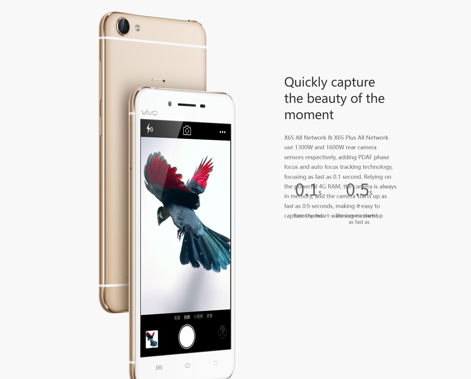 Refurbished ViVO X6S  4GB+64GB 5.2 inch 2400mAh 13MP+8MP (Global System) Dual SIM Smartphone Affordable Phone