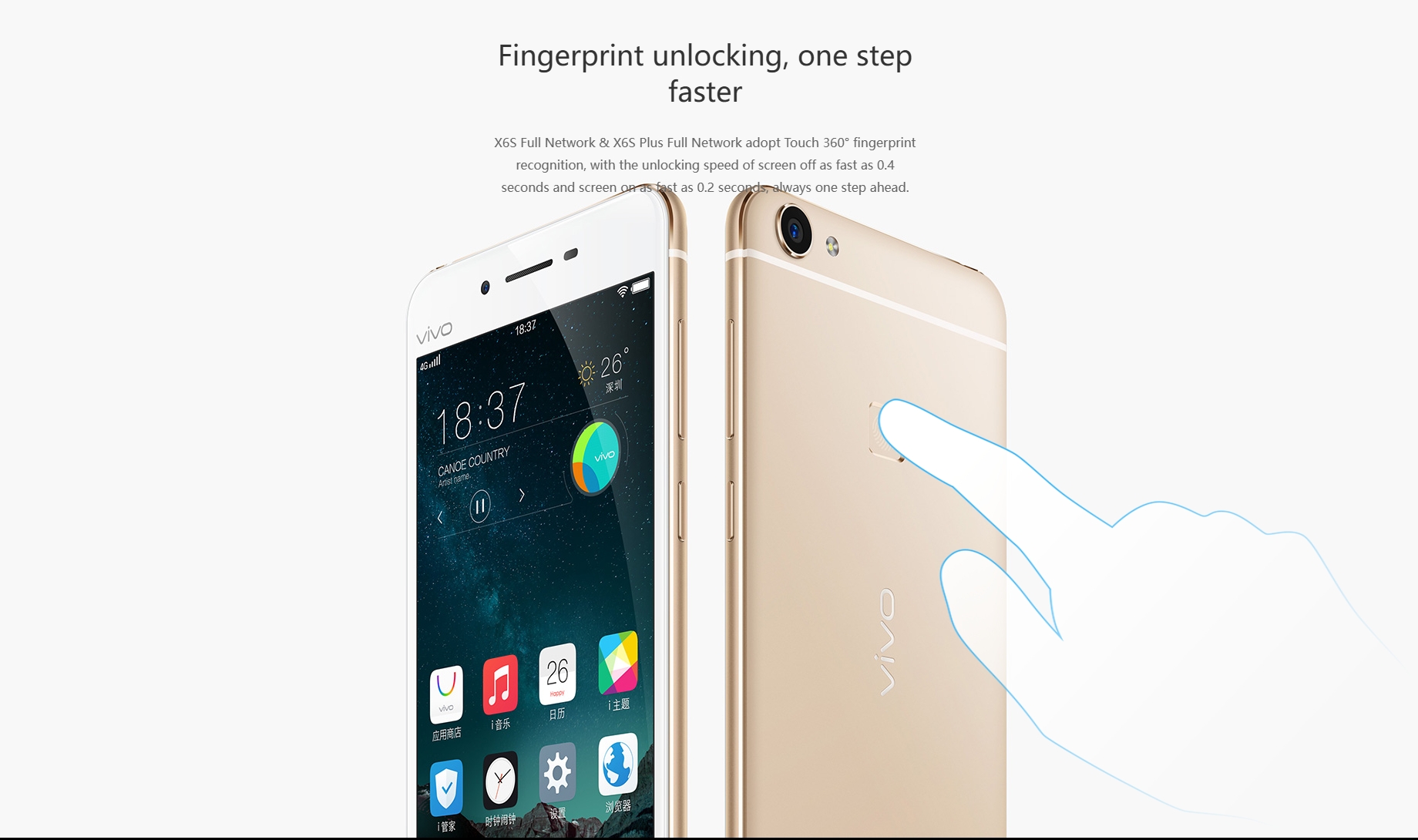 Refurbished ViVO X6S  4GB+64GB 5.2 inch 2400mAh 13MP+8MP (Global System) Dual SIM Smartphone Affordable Phone