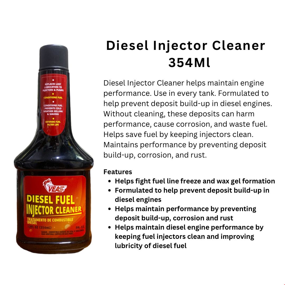 Diesel Fuel Additive Injector Cleaner 354ml Fuel Cleaning Wash Injection System