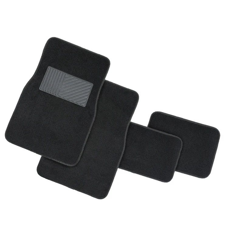 Suede Material Easy Wash Universal Use Customized 5D 5 Pieces Carpet Waterproof Foot Slip Mat Car Floor Mats - Black Grey Maroon Beige