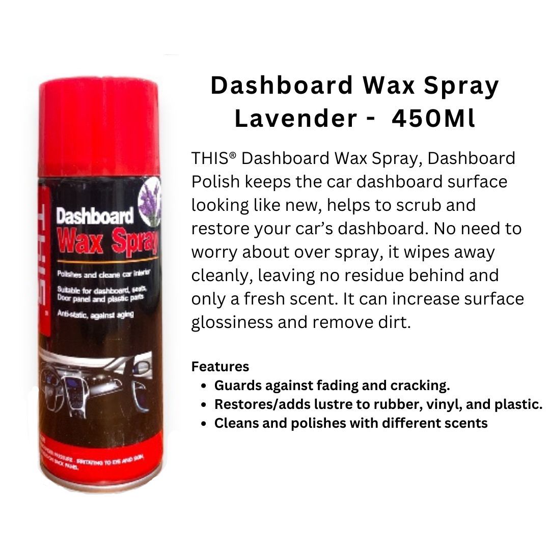 Comma Dashboard Spray Lavender This Car Dashboard Spray 450 ml