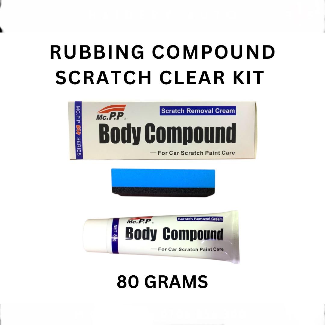 Car Paint Car Wax Set Car Scratch Remover 80G Body Scratch Repair Rubbing Compound