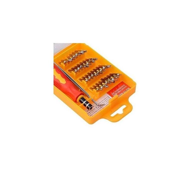 Eliable Yellow 32 In 1 Precision Hardware Screw Driver Tool Sets Portable Screwdriver Kit