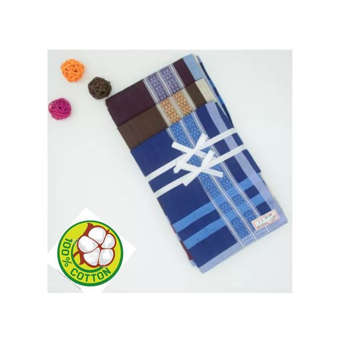 Fashion 6 Pack Cotton Handkerchiefs 100%Cotton