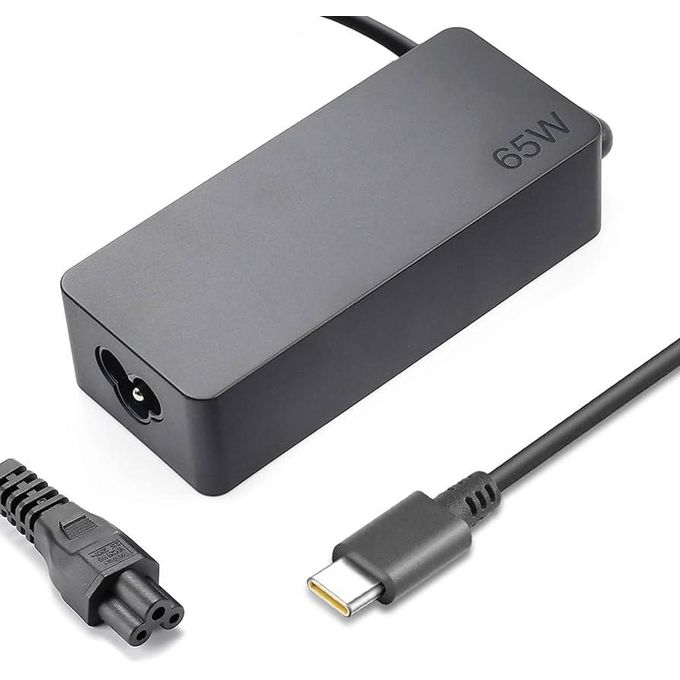 Lenovo 20V 3.25A 65W Type-C USB-C Laptop Charger for ThinkPad T480 T490 T490S T480S E580 E480 R480 X1 X390 X395 X280 X395 ADLX65YDC2A