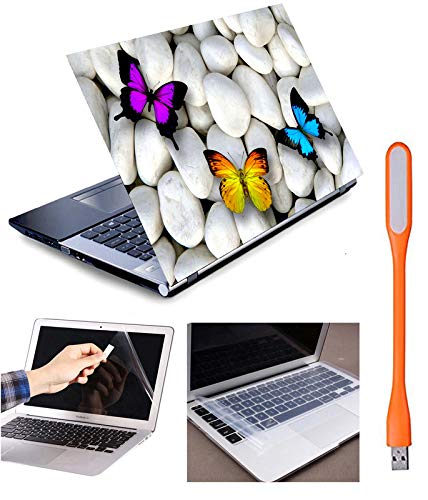 Laptop 14-inch Combo 4IN1 Kit Laptop Skins Sticker Viny Printed with vinyl paper with long-lasting waterproof lamination.