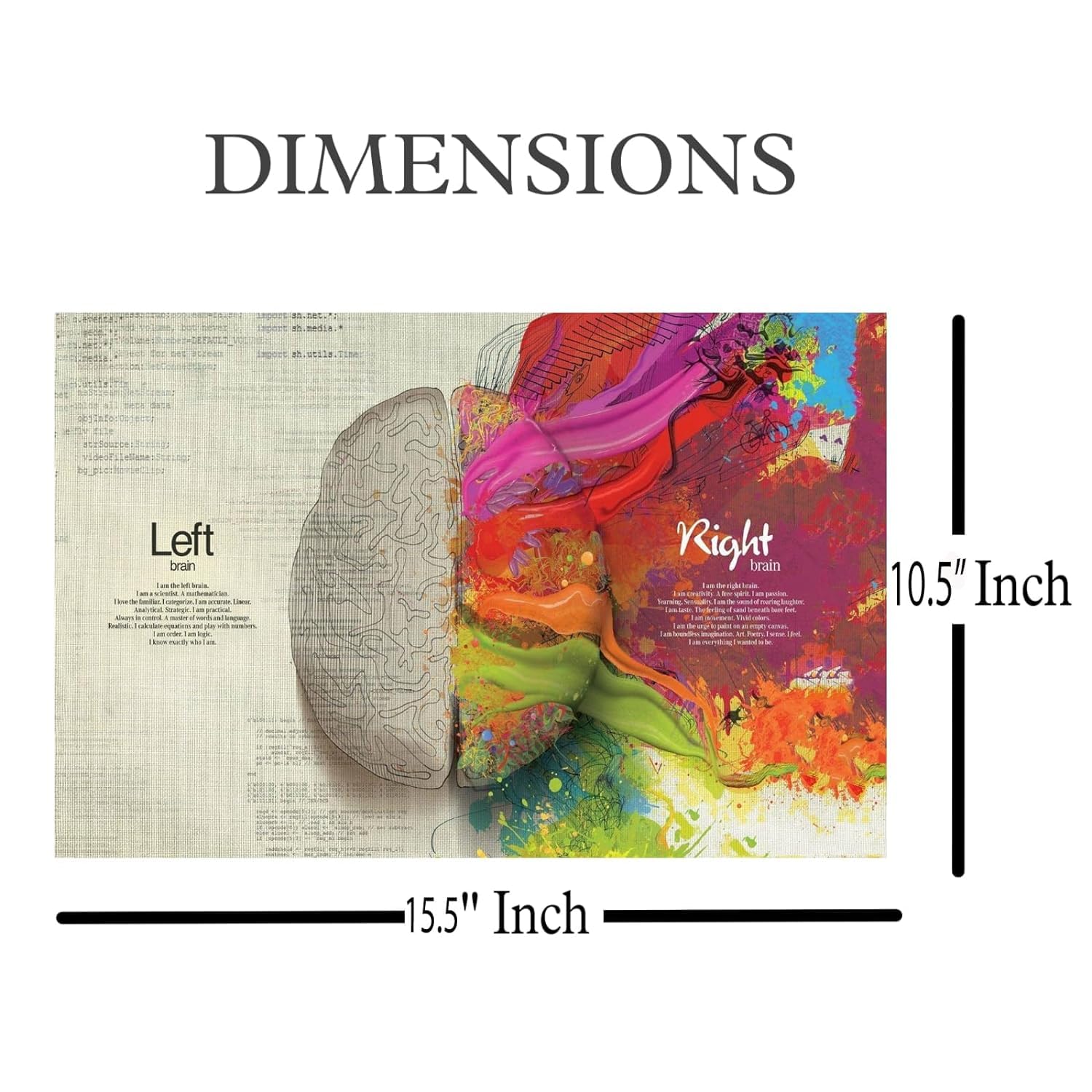 Laptop Skin Stickers HD Quality Sticker for Laptops Up to 15.6" (Dustproof, Waterproof, Scratchproof Reusable) - BE Left Right