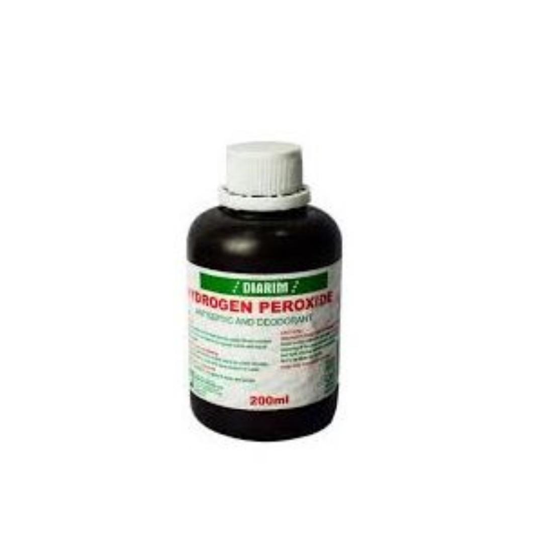Hydrogen Peroxide... used for a new treatment, mouth wash, disinfectant, on wounds to aid in healing and stop bleeding, used for teeth whitening and helping to kill mouth bacteria.