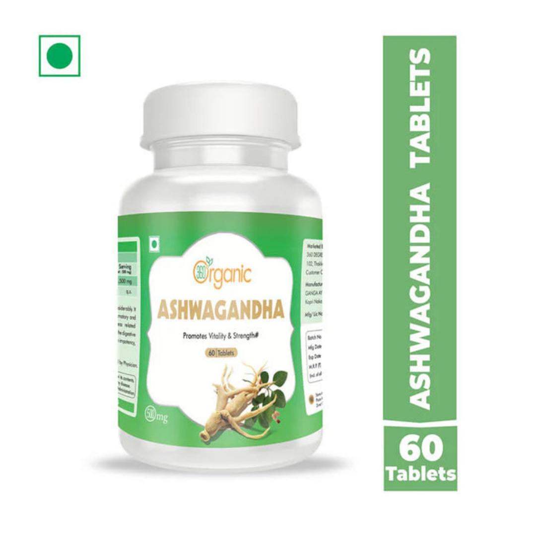 Ashwagandha Tablets 500 mg.: relaxation, calming nervous system.