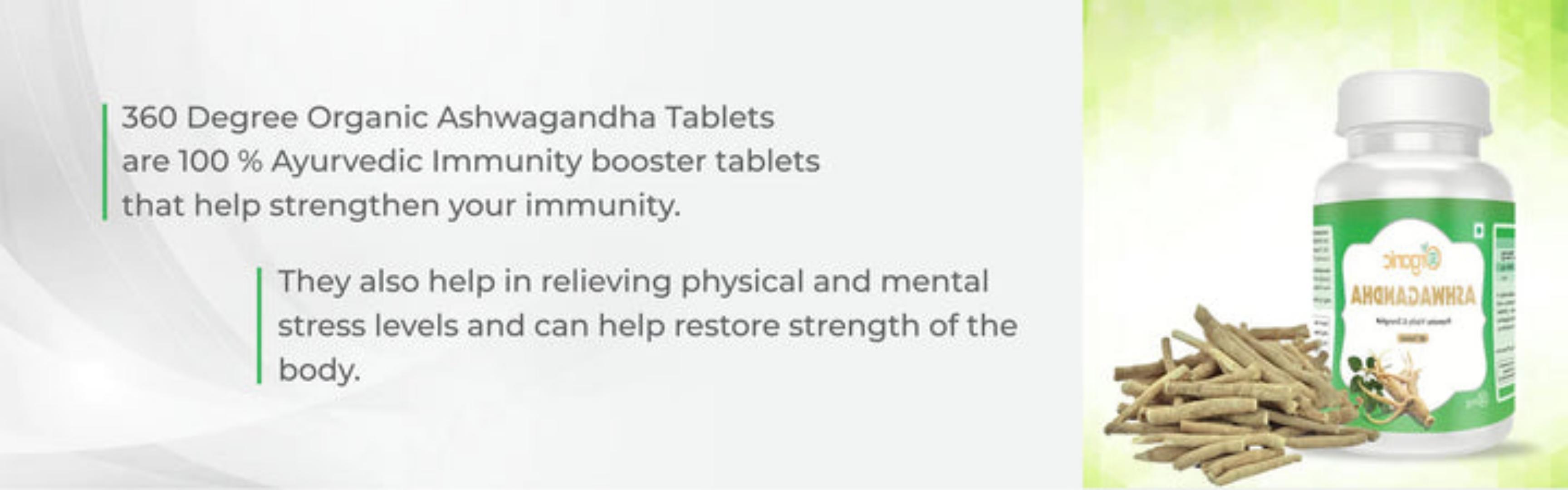 Ashwagandha Tablets 500 mg.: relaxation, calming nervous system.