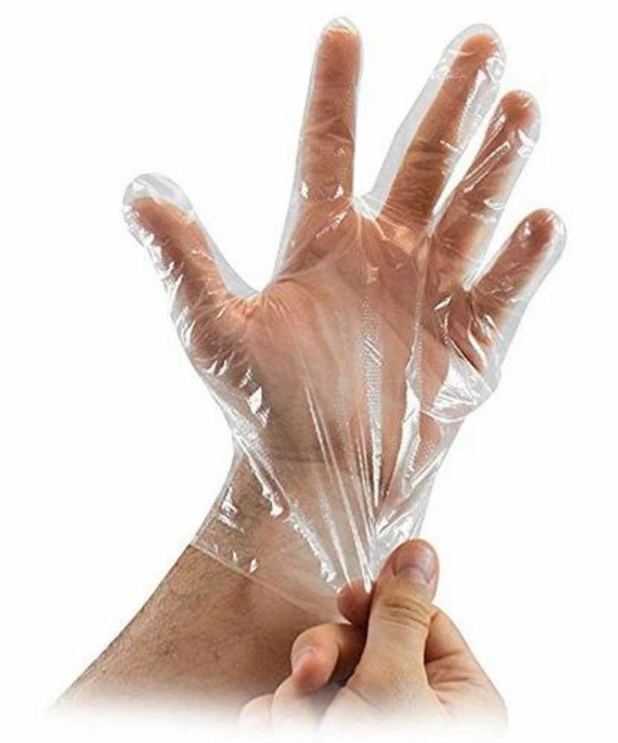 100pcs Transparent Disposable Gloves For Kitchen BBQ Eco-friendly Food Gloves One-off Gloves