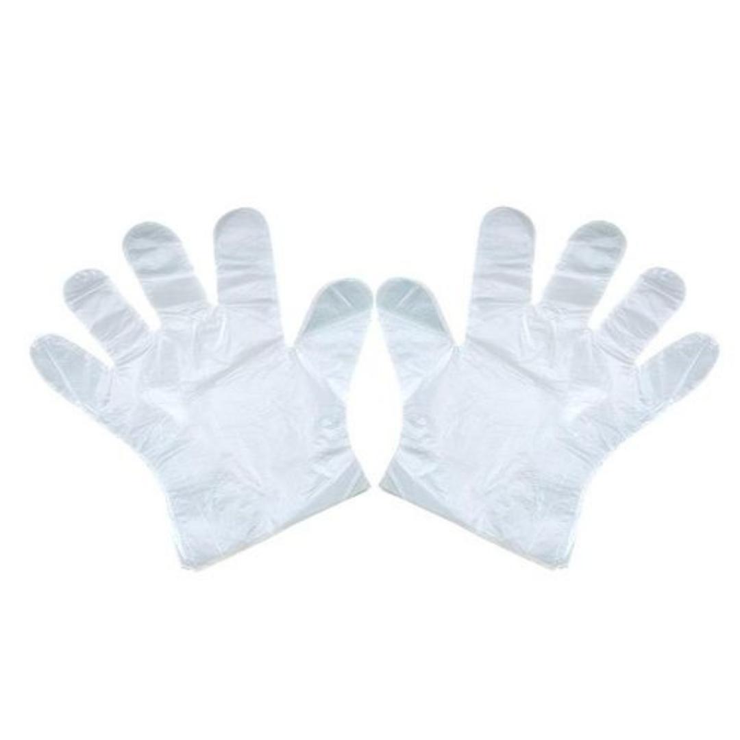 100pcs Transparent Disposable Gloves For Kitchen BBQ Eco-friendly Food Gloves One-off Gloves
