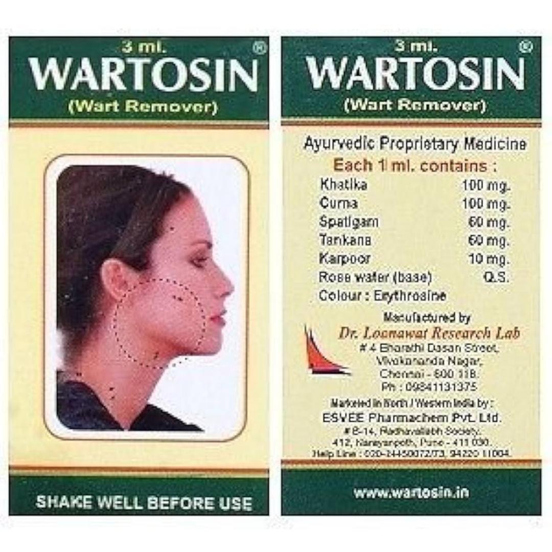 WARTOSIN Ayurvedic Warts Remover/Removal Cream Ointment