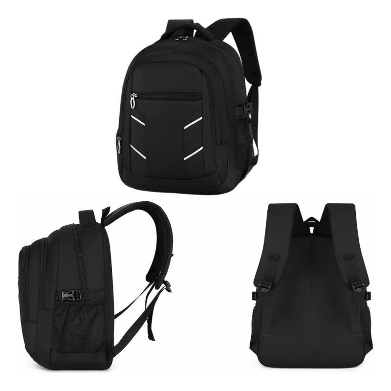 School Bag Backpack for Men Women School Bag Bookbag USB Laptop Bag Notebook Bag Travel Bag Anti-Theft Leisure Nylon Cloth Bags