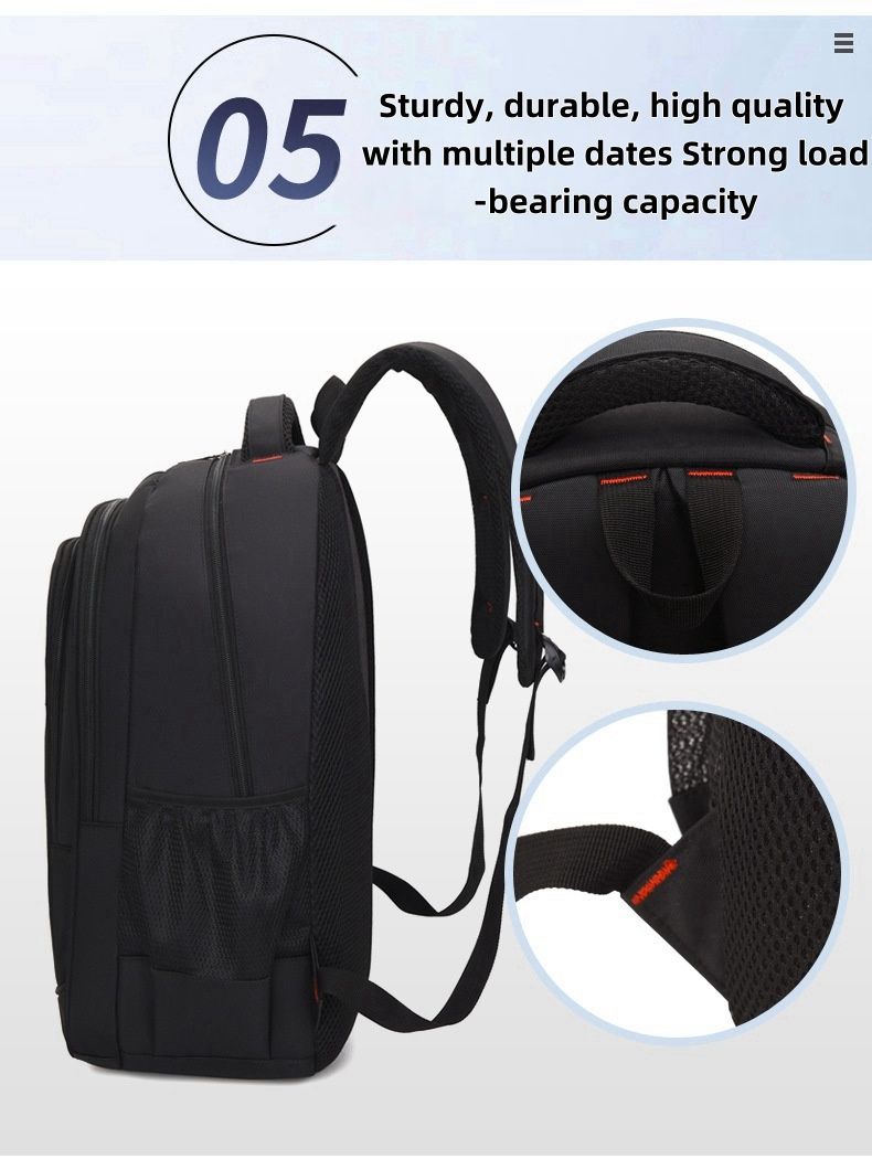 Men's Backpack High Density Waterproof Oxford Cloth Traveling Bag Casual Backpack Business Duty Laptop Bag Schoolbag