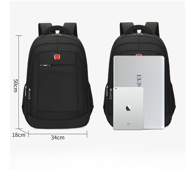 Men's Backpack High Density Waterproof Oxford Cloth Traveling Bag Casual Backpack Business Duty Laptop Bag Schoolbag