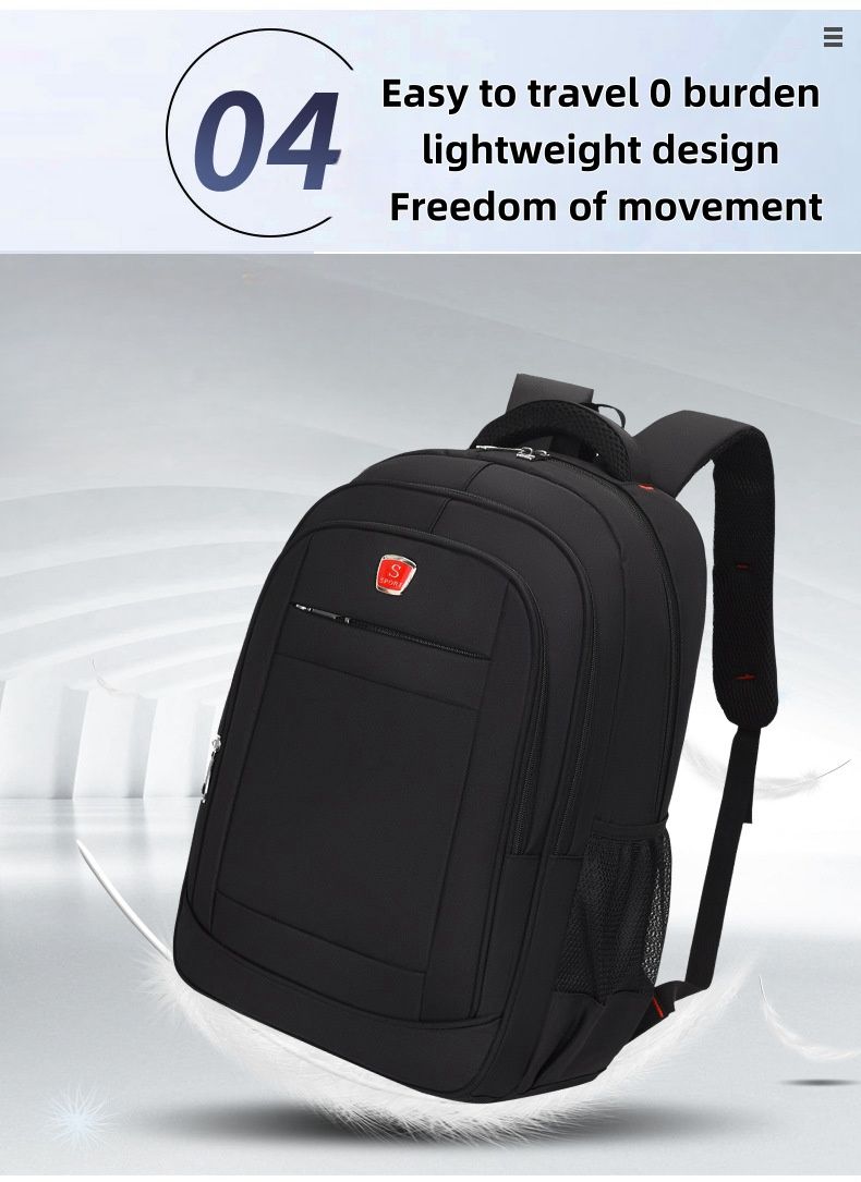 Men's Backpack High Density Waterproof Oxford Cloth Traveling Bag Casual Backpack Business Duty Laptop Bag Schoolbag