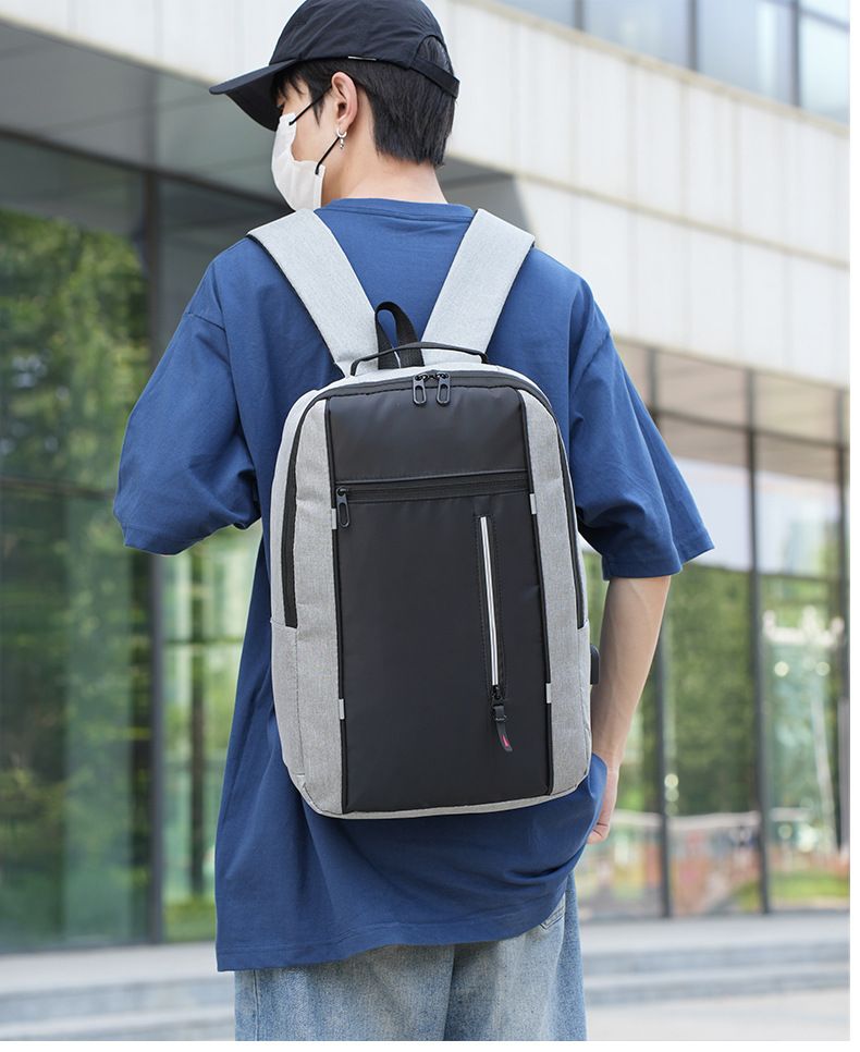 HOOSUFU Men's Backpack High Density Waterproof Oxford Cloth Traveling Bag Casual Backpack Business Duty Laptop Bag Schoolbag