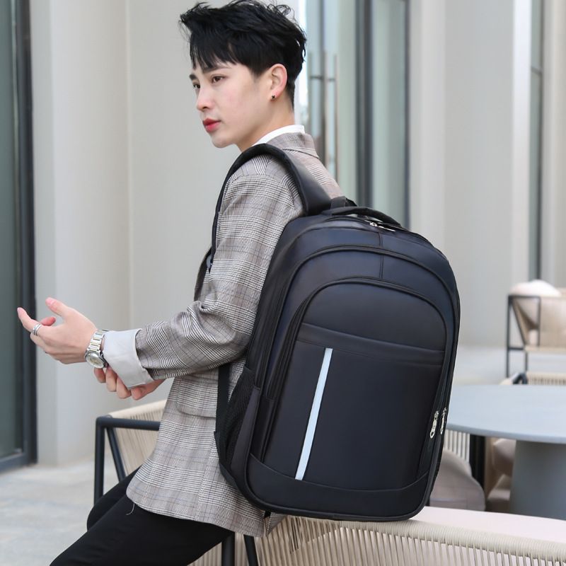 Men's Backpack High Density Waterproof Oxford Cloth Traveling Bag Casual Backpack Business Duty Laptop Bag Schoolbag