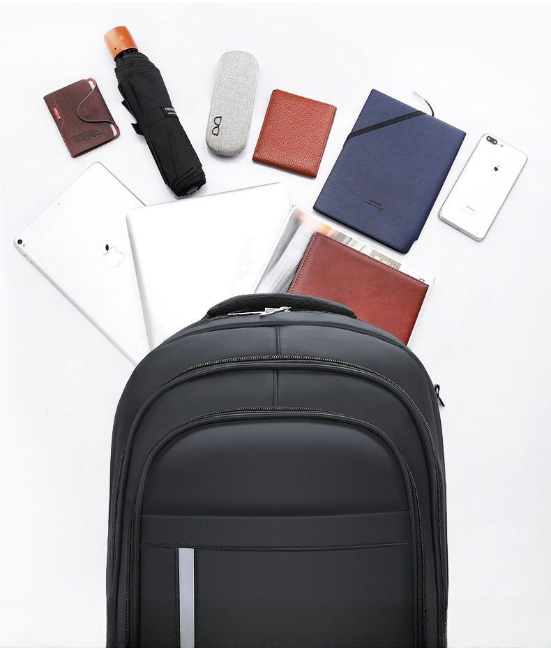 Men's Backpack High Density Waterproof Oxford Cloth Traveling Bag Casual Backpack Business Duty Laptop Bag Schoolbag
