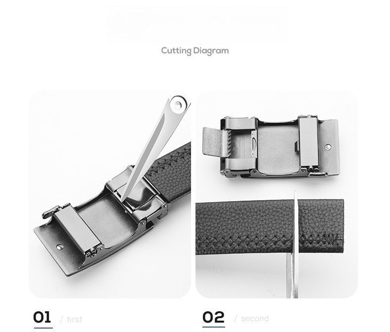 HOOSUFU High-quality New double-sided rotary buckle belt men's casual business men's leather belts Classic Belt High Elastic Metal Hook Outdoor  High QualityNew leather Belt