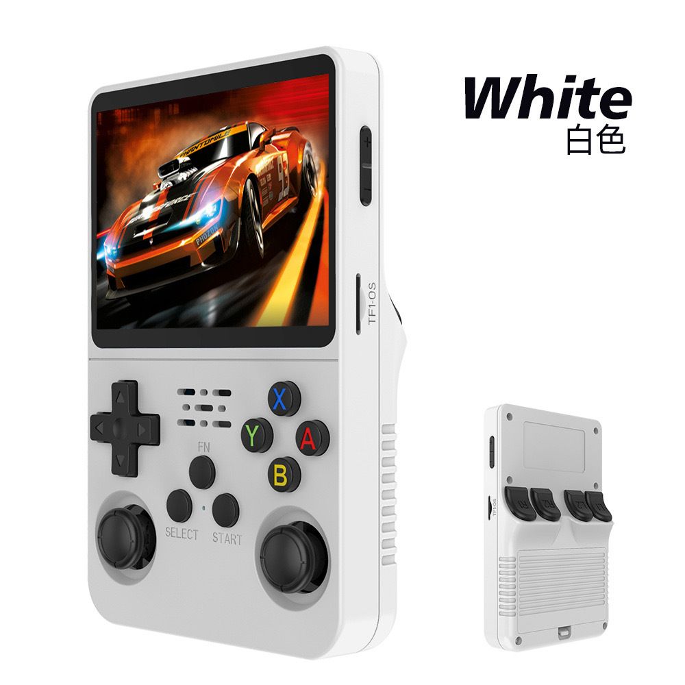 NEW R36S Retro Handheld Game Console Linux System 3.5 Inch IPS Screen Portable Pocket Video Player 128GB Games Kid Gift