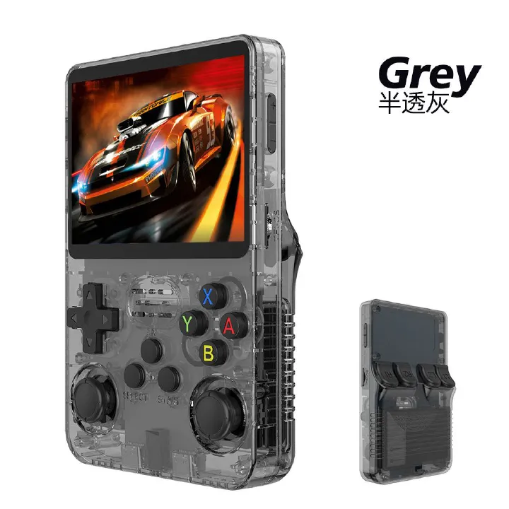 NEW R36S Retro Handheld Game Console Linux System 3.5 Inch IPS Screen Portable Pocket Video Player 128GB Games Kid Gift