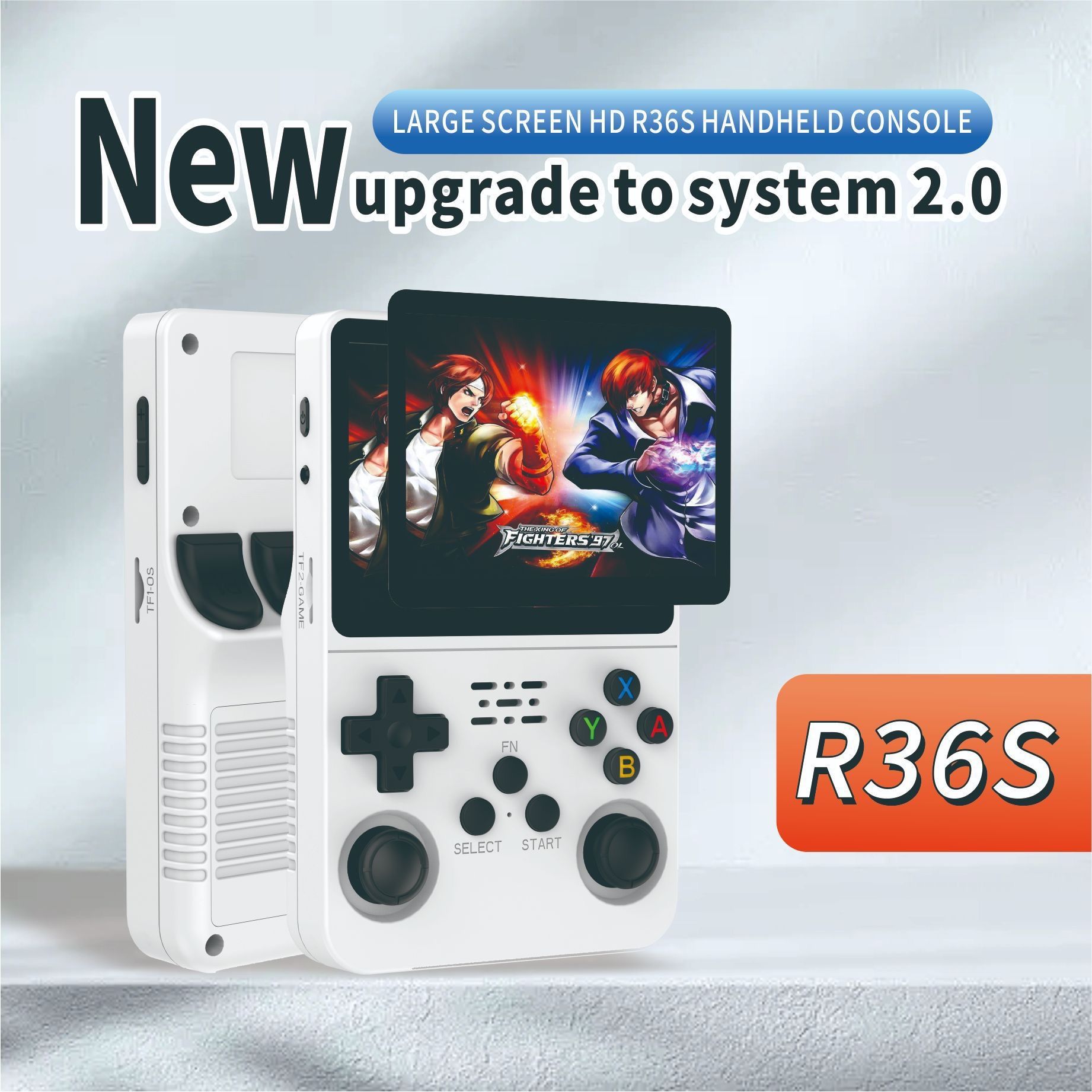 NEW R36S Retro Handheld Game Console Linux System 3.5 Inch IPS Screen Portable Pocket Video Player 128GB Games Kid Gift