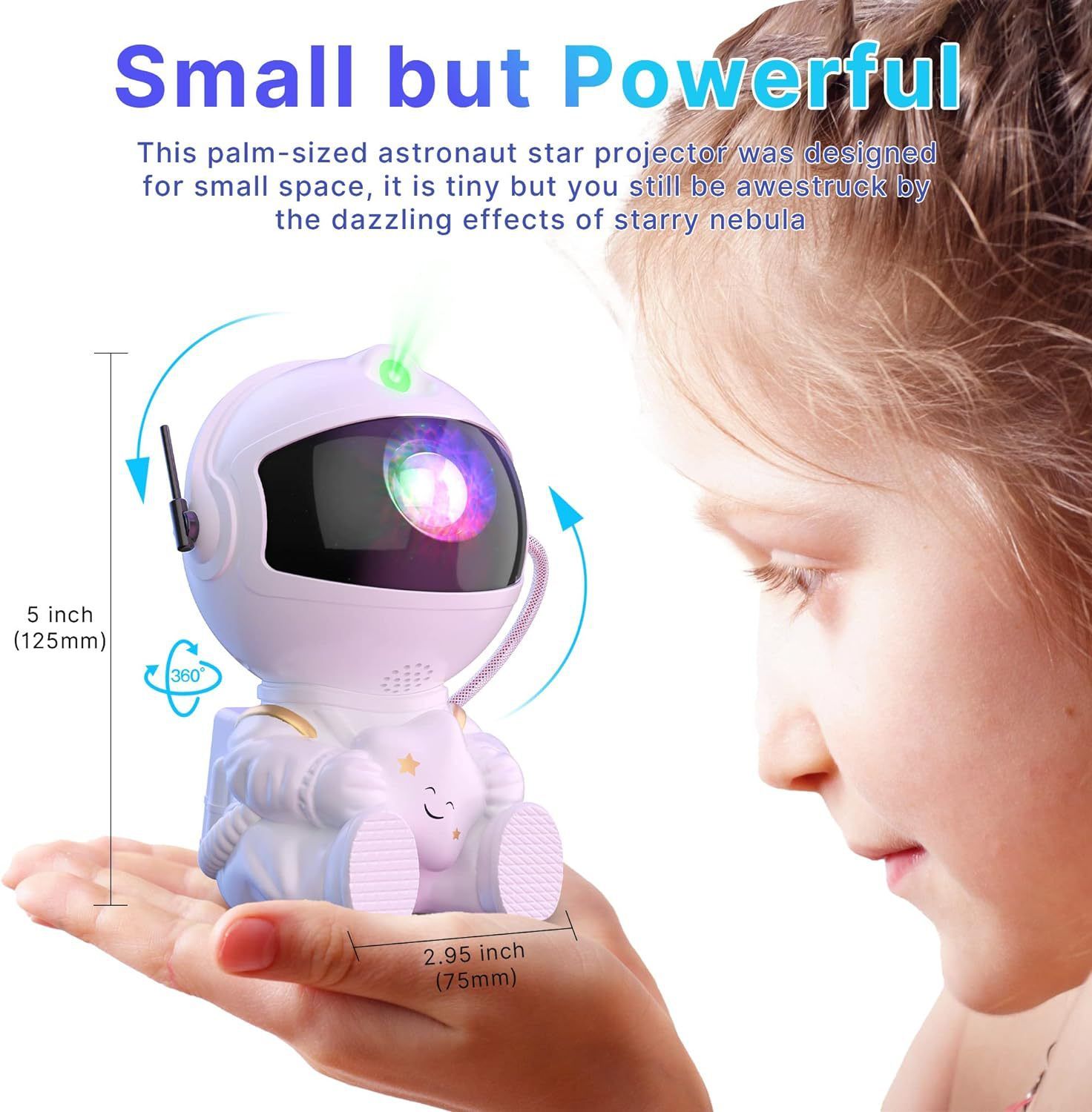 Galaxy Star Astronaut Projector LED Night Light Starry Sky Porjectors Lamp Decoration Bedroom Room Decorative For Children Gifts