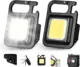 COB Keychain Work Light Flashlight Keychain Light Emergency Light, Bottle Opener, Mini Flashlight With Magnetic Base
