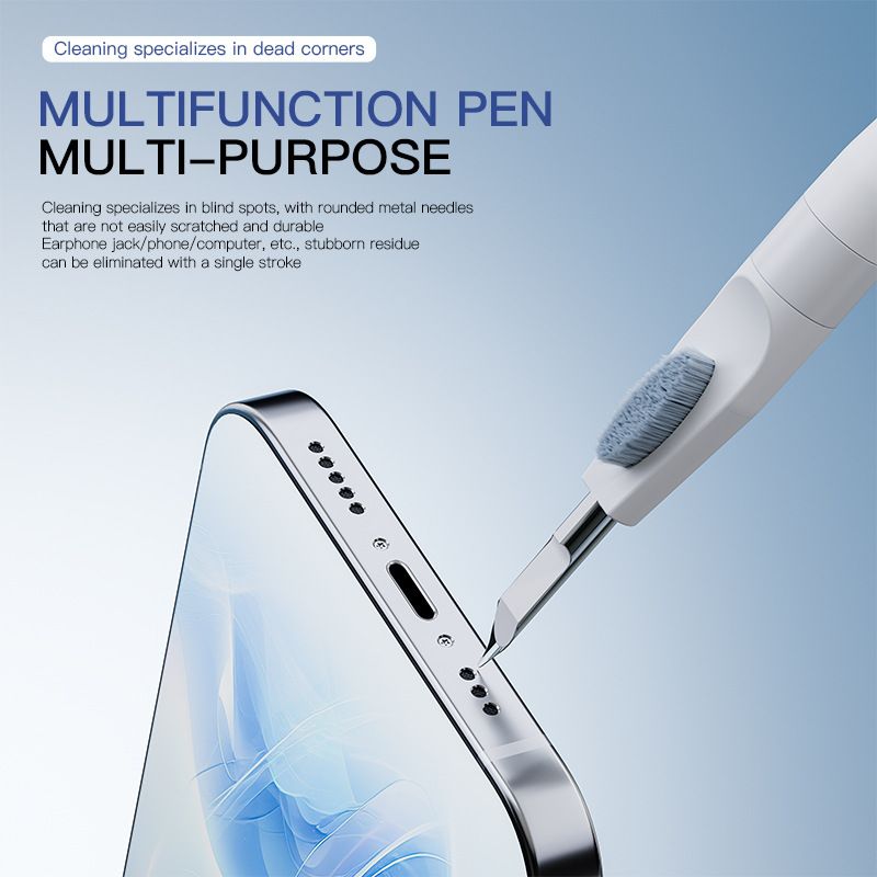 New Multifunctional Cleaning Set Laptop Keyboard Cleaning Brush Mobile Phone Bluetooth Headset Cleaning Pen 11 in 1 Portable