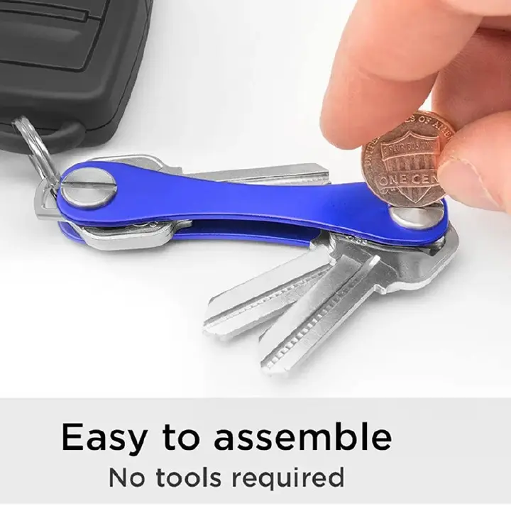Smart Key Chain Wallet Metal Key Box Compact Clip Storage Outdoor Keychain Compact Decorative Key Organizer Holder Outdoor