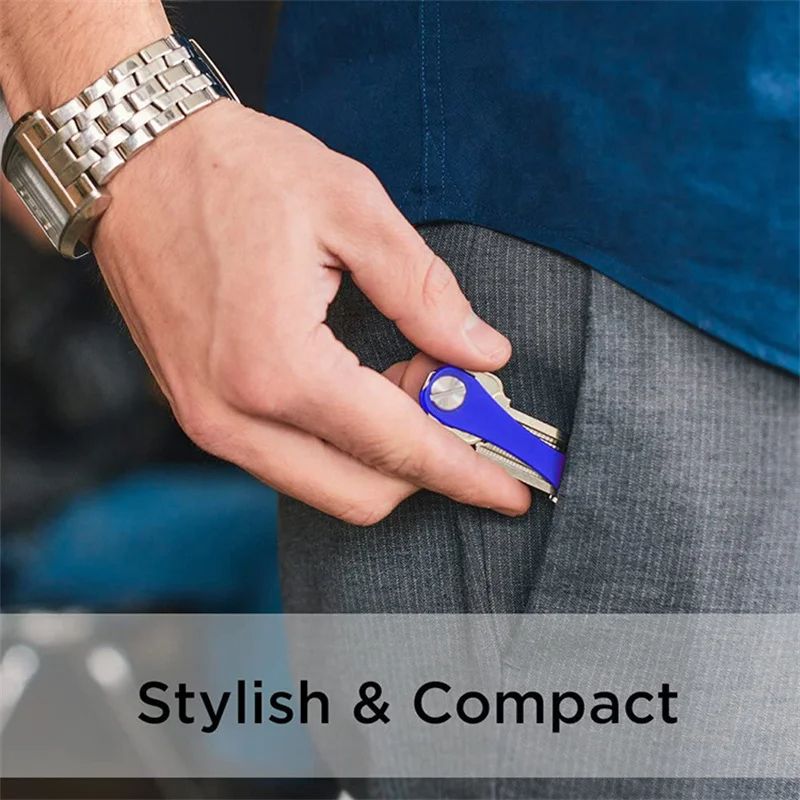 Smart Key Chain Wallet Metal Key Box Compact Clip Storage Outdoor Keychain Compact Decorative Key Organizer Holder Outdoor