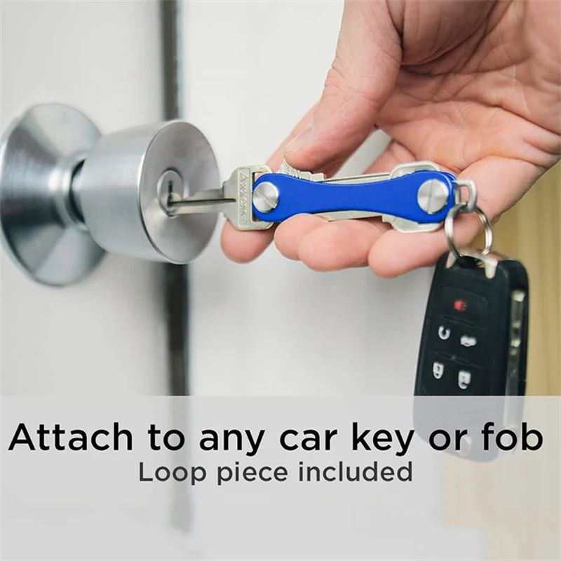 Smart Key Chain Wallet Metal Key Box Compact Clip Storage Outdoor Keychain Compact Decorative Key Organizer Holder Outdoor