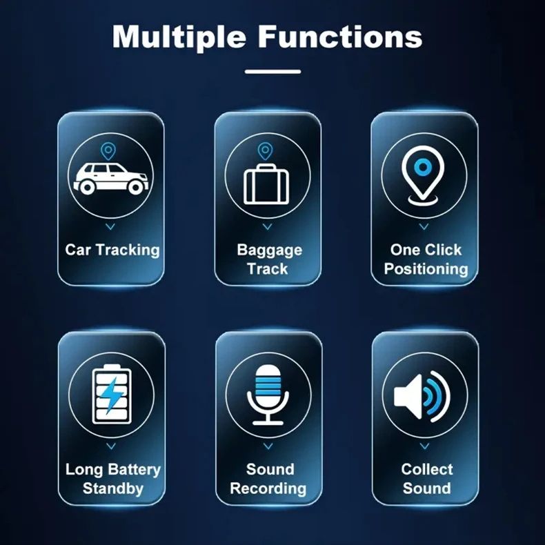 GPS Tracker Strong Magnetic Car Tracking Anti-Lost Anti-Theft Equipment Mini Portable Precise Positioning GPS Locator
