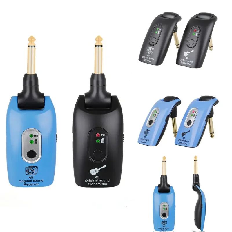 Wireless Guitar System USB Rechargeable Mini Plug Guitar Amplifier Use Time Up To 8h for Guitar Bass Electric Instruments