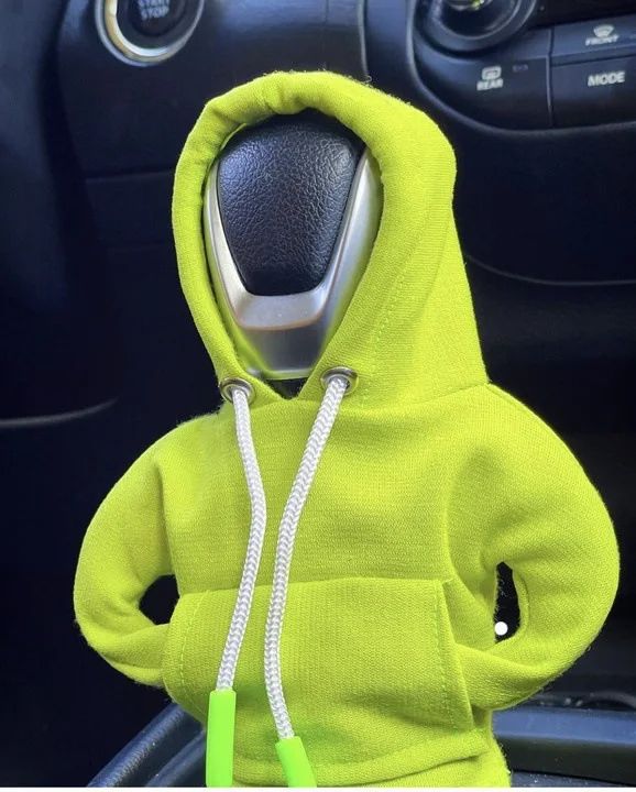 Gear Shift Mini Hoodie Cover Shift Cover Gear Handle Decoration Fits Manual Automatic Universal Car Shift Lever Interior Decor