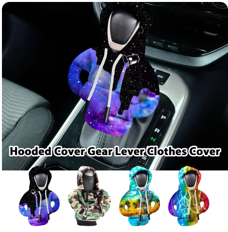 Gear Shift Hoodie Cover Shift Cover Gear Handle Decoration Fits Manual Automatic Universal Car Shift Lever Interior Decor