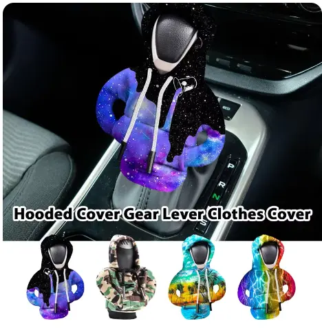 Gear Shift Hoodie Cover Shift Cover Gear Handle Decoration Fits Manual Automatic Universal Car Shift Lever Interior Decor