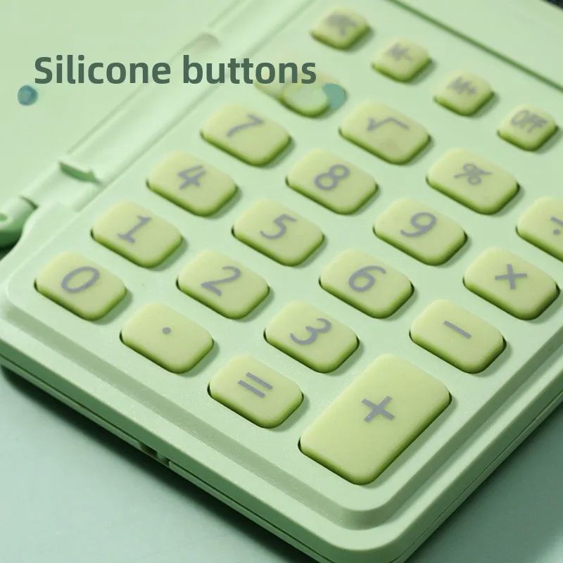 8 Digits Mini Flip Calculator Lightweight Small Mini Scientific Calculator Smart Stay Portable Office School Supplies