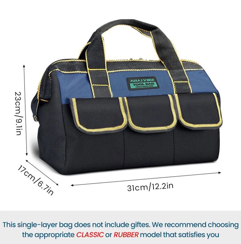 Multifunctional Tool Bags Oxford Cloth Electrician Bags Waterproof and Wear-Resistant High Capacity Storage Bags
