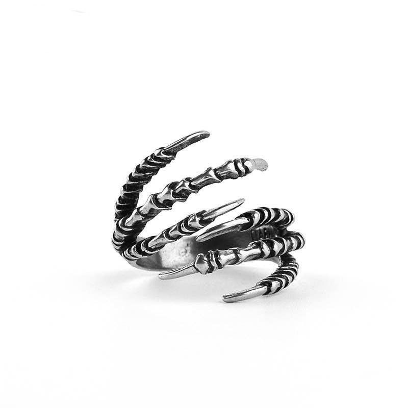 Men'S Finger Adjustable New In Ring Punk Animal Bat Wolf Snake Metal Joint Ring Jewelry Accessories Anillos Goticos