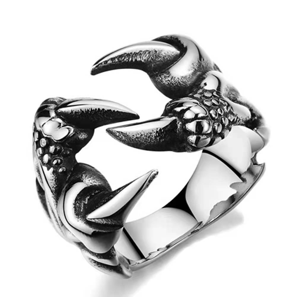 Men'S Finger Adjustable New In Ring Punk Animal Bat Wolf Snake Metal Joint Ring Jewelry Accessories Anillos Goticos