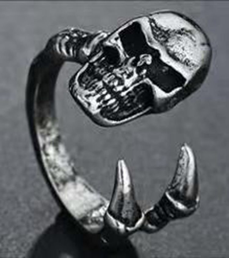 Men'S Finger Adjustable New In Ring Punk Animal Bat Wolf Snake Metal Joint Ring Jewelry Accessories Anillos Goticos