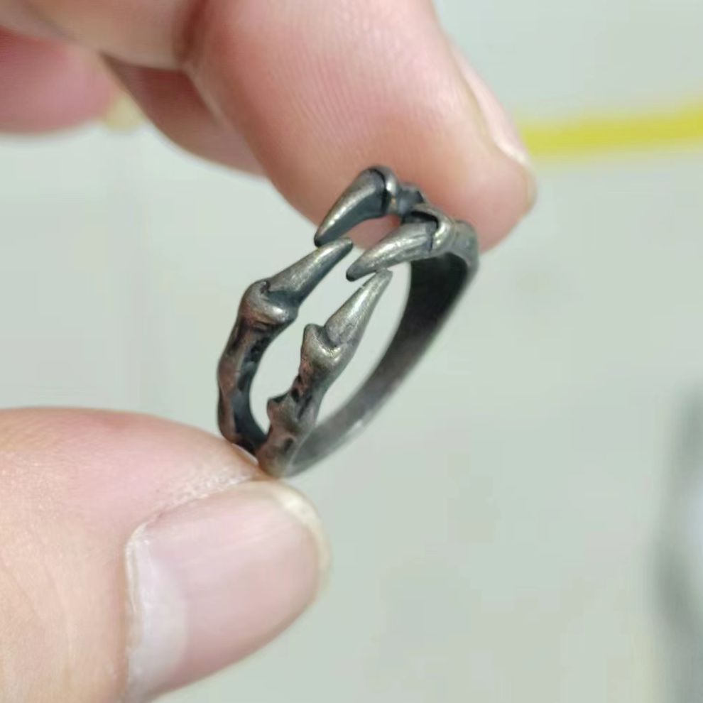 Men'S Finger Adjustable New In Ring Punk Animal Bat Wolf Snake Metal Joint Ring Jewelry Accessories Anillos Goticos