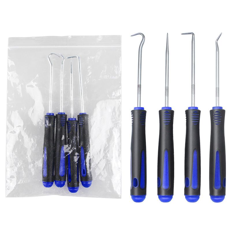 Hot Sale 4Pcs 135mm Car Auto Vehicle Oil Seal Screwdrivers Set O-Ring Seal Gasket Puller Remover Pick Hooks Repair Tools for car