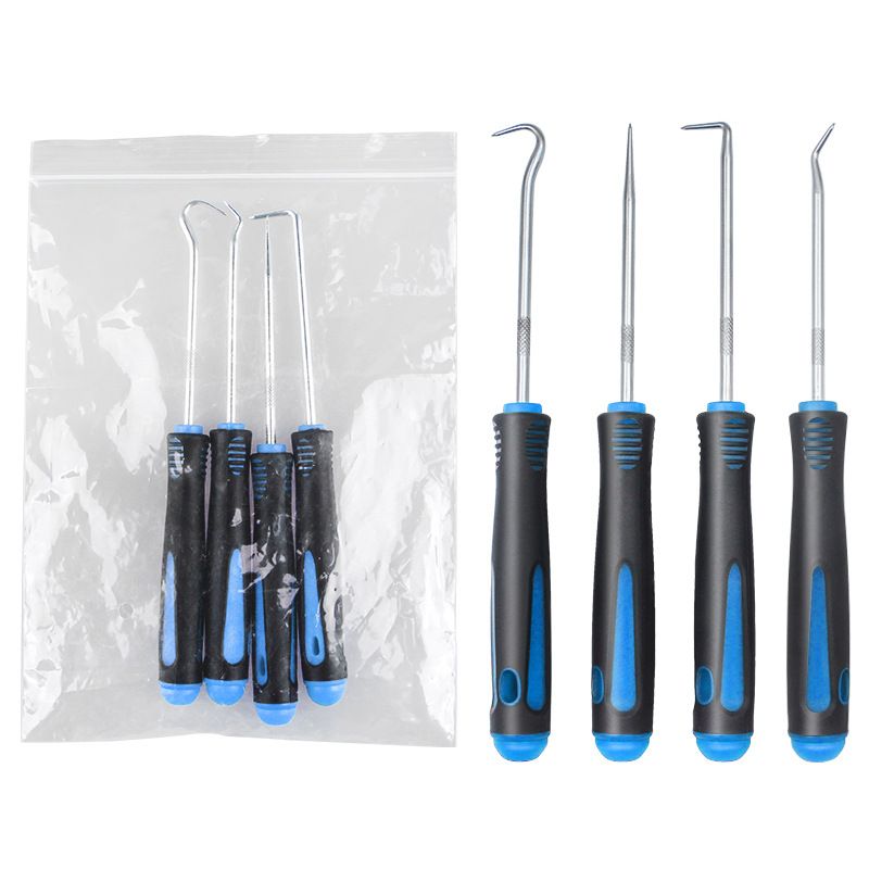Hot Sale 4Pcs 135mm Car Auto Vehicle Oil Seal Screwdrivers Set O-Ring Seal Gasket Puller Remover Pick Hooks Repair Tools for car
