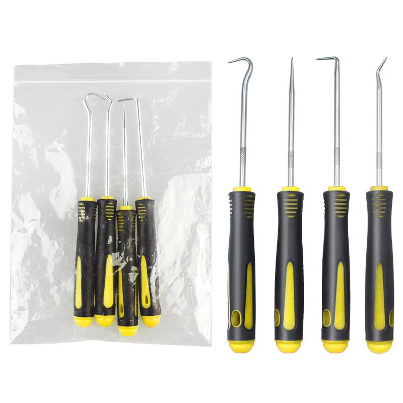 Hot Sale 4Pcs 135mm Car Auto Vehicle Oil Seal Screwdrivers Set O-Ring Seal Gasket Puller Remover Pick Hooks Repair Tools for car
