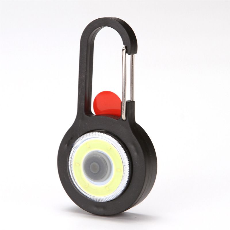Keychain Light Portable LED Flashlight Carabiner Lamp Lamps 3 Modes Emergency Camping Tent Lamp Pocket Backpack