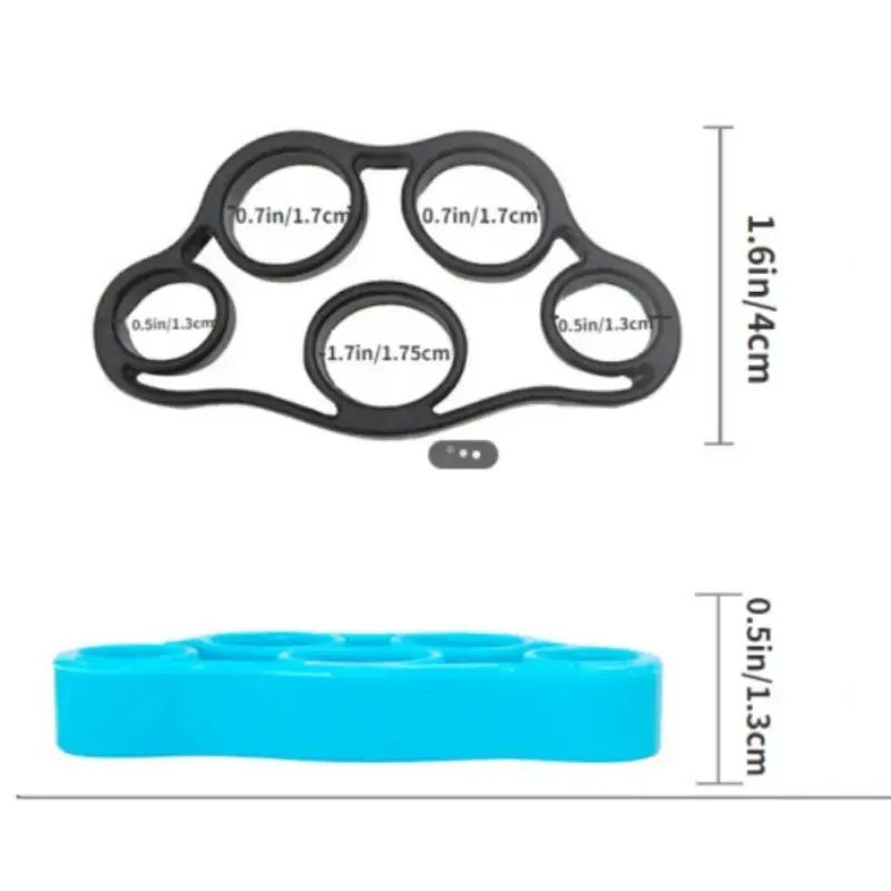 Silicone Finger Gripper Gym Hand Grip Resistance Band Wrist Stretcher Elastic Five Finger Expander Strength Trainer Exercise